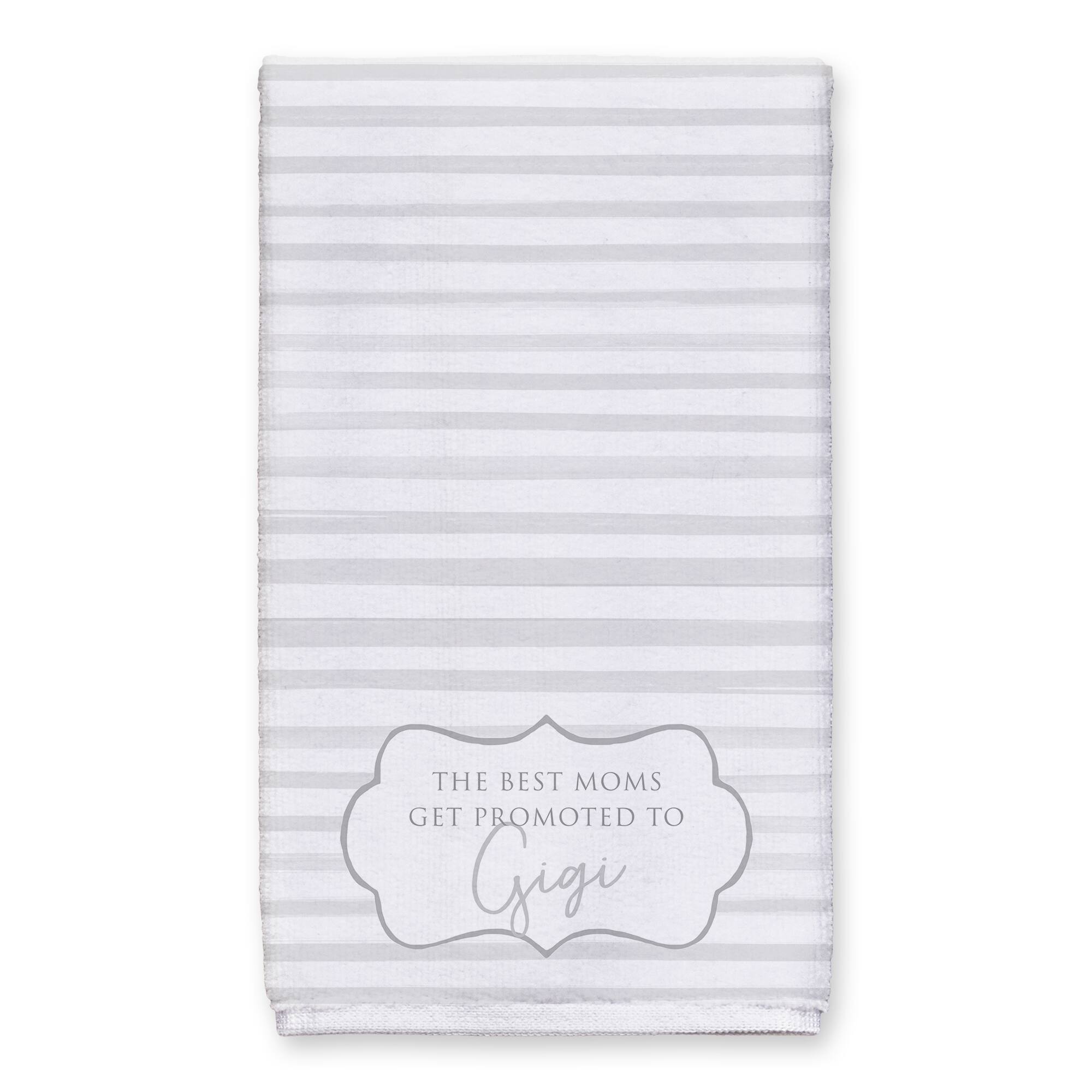 The Best Moms Get Promoted to Gigi Tea Towel Set